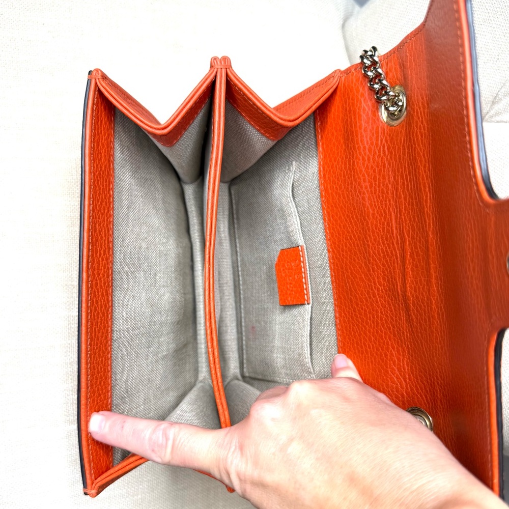 Authentic Gucci Interlocking GG Small Calfskin le… - image 13